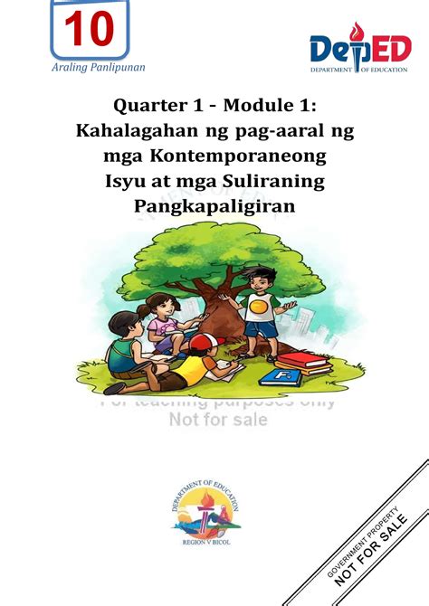 Aralingpanlipunan 10 Quarter .